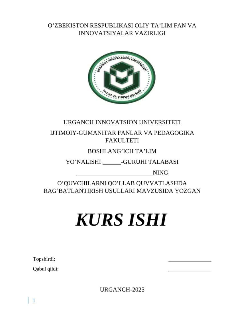 Kurs ishi