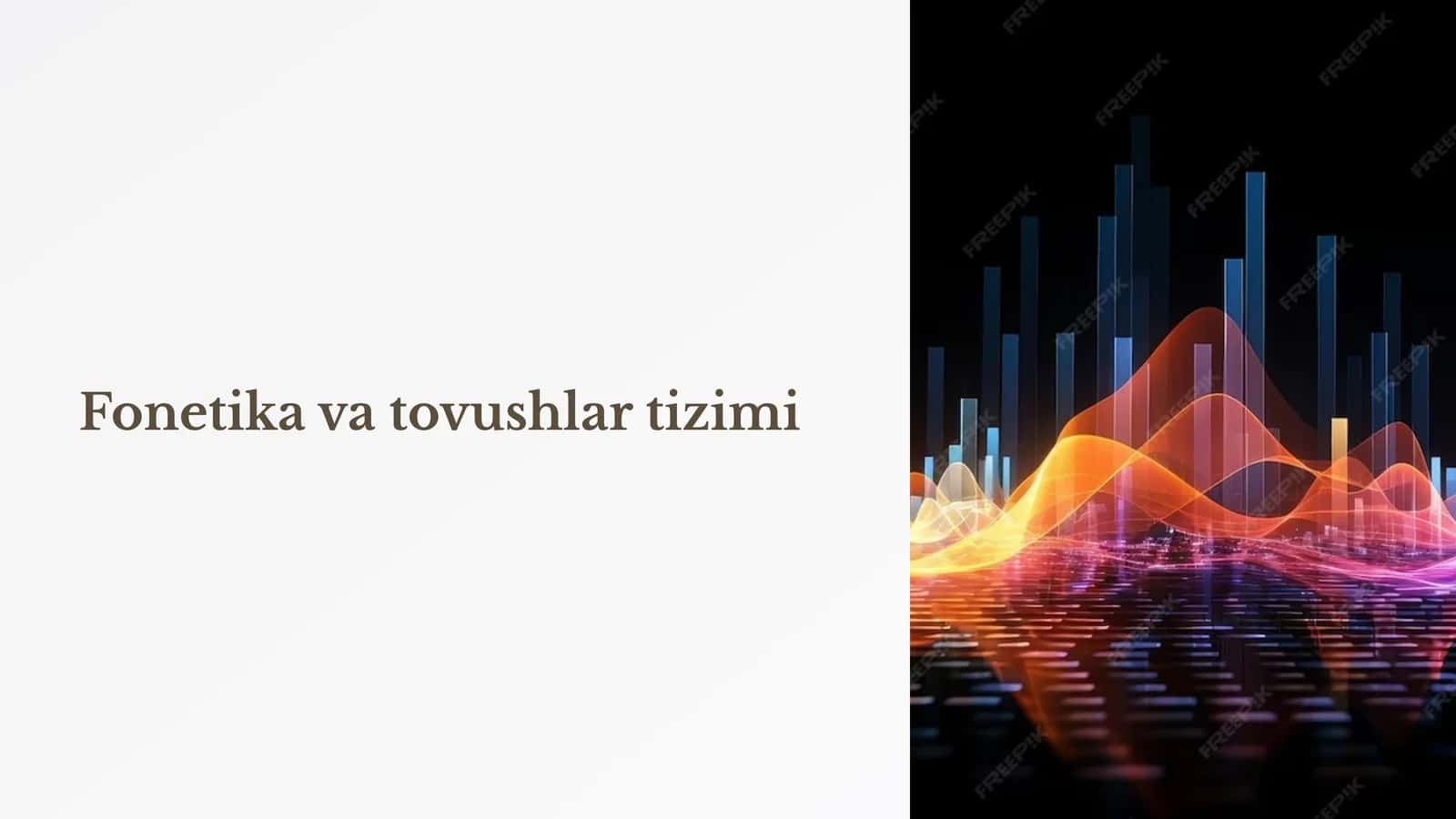 Fonetika va tovushlar tizimi