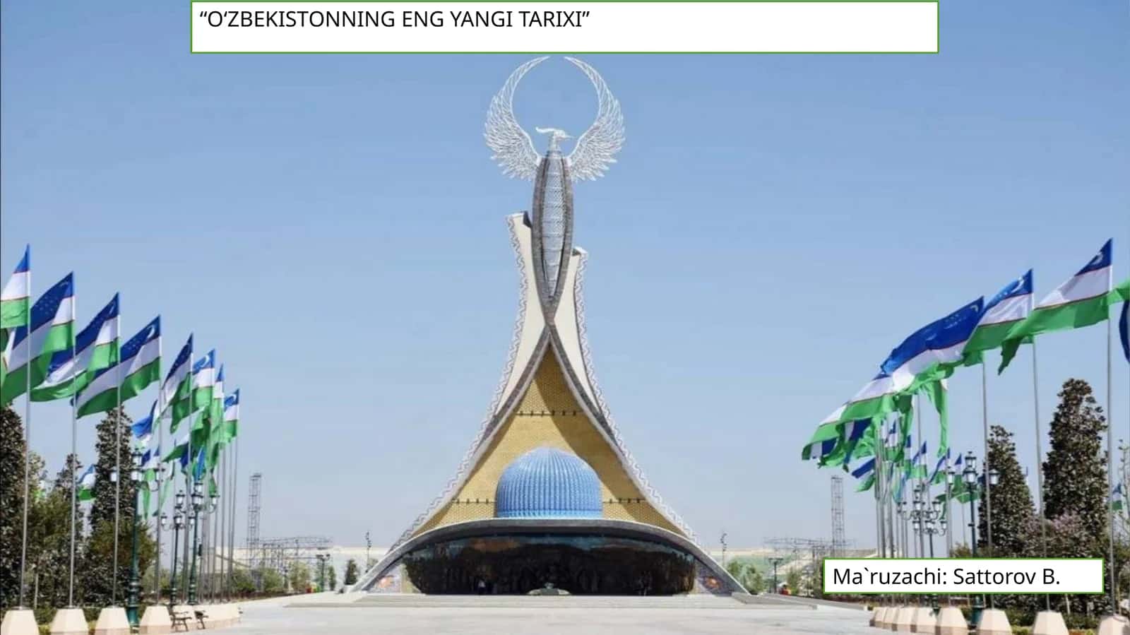 Oʻzbekistonning eng yangi tarixi