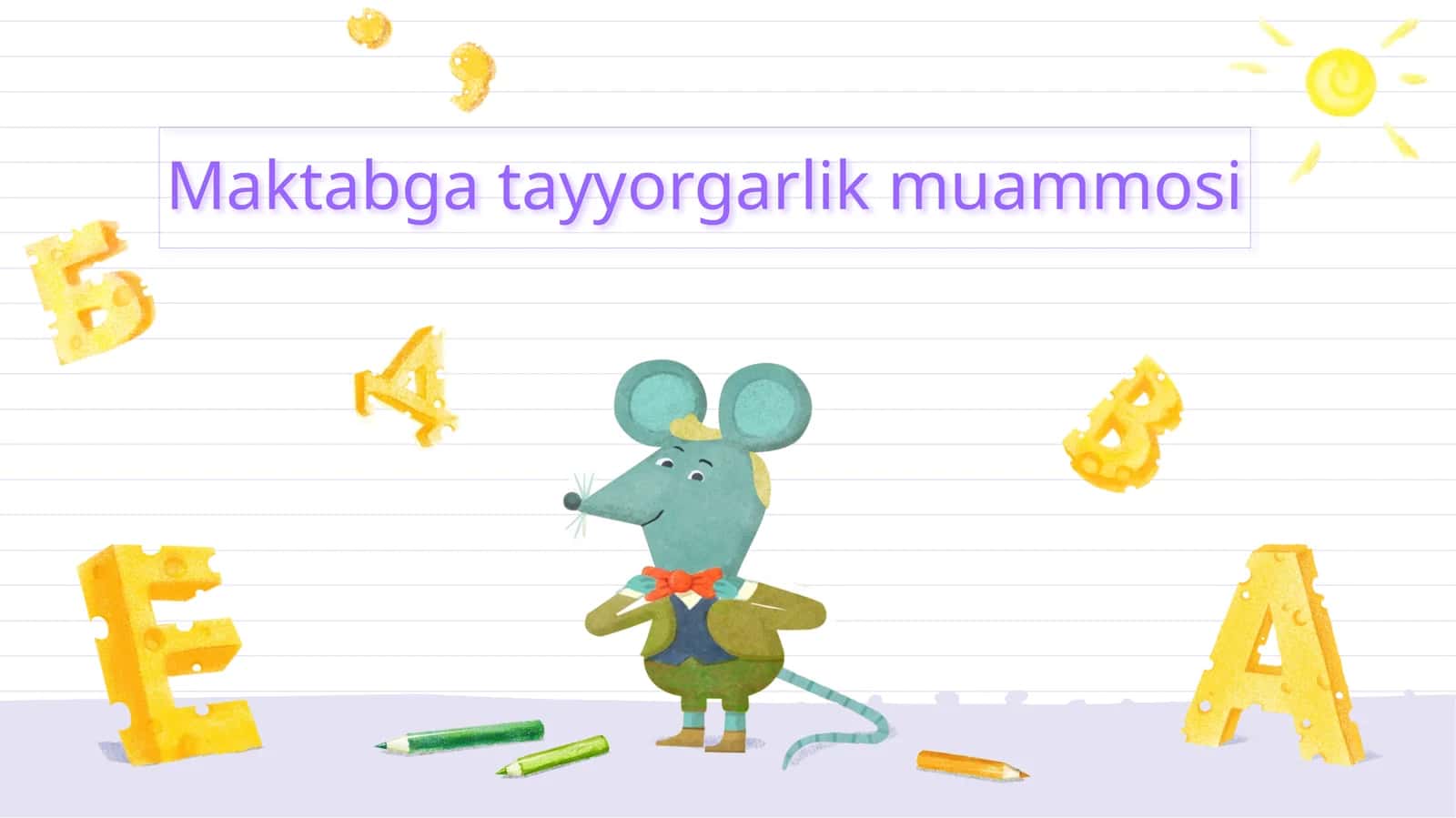 Maktab gatayyorgarlik muammosi