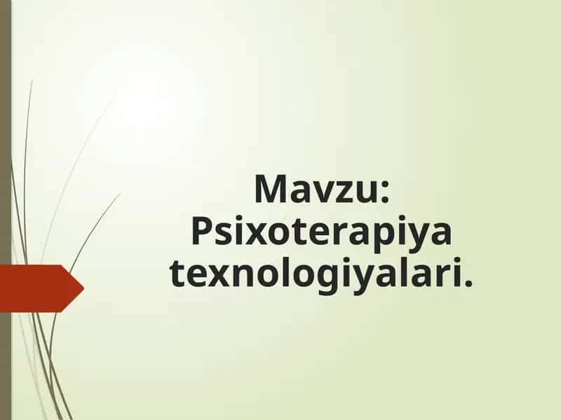 Psixoterapiya