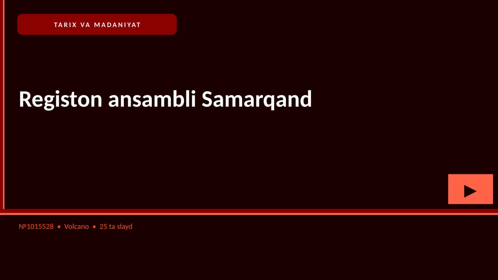 Registon ansambli Samarqand