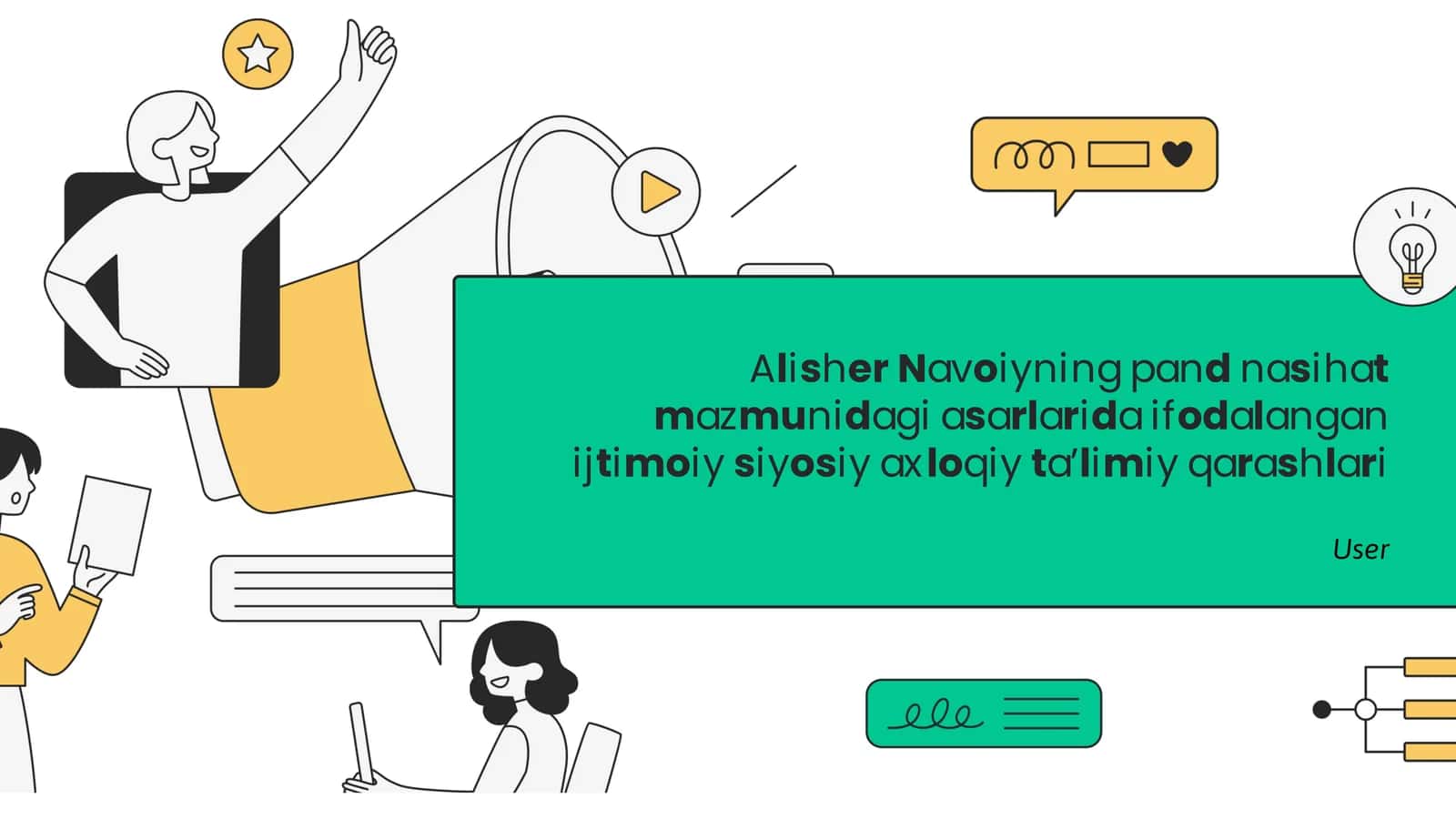 Alisher Navoiyning pand nasihat mazmunidagi asarlarida ifodalangan ijtimoiy siyosiy axloqiy taʼlimiy qarashlari