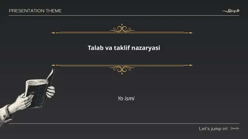 Talab va taklif nazaryasi