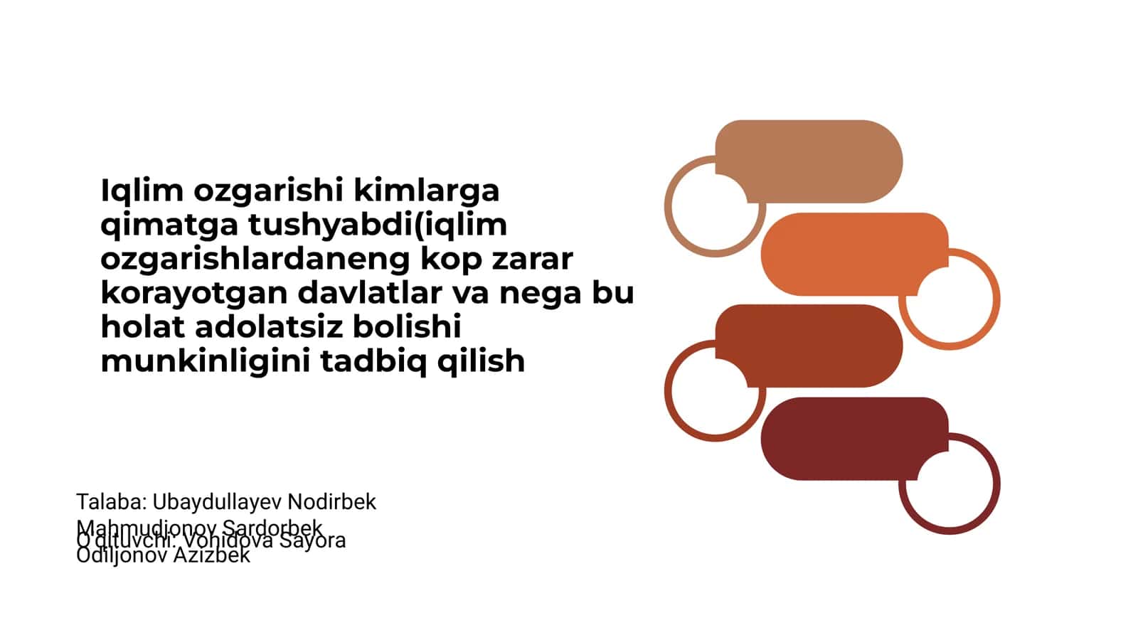 Iqlim ozgarishi kimlarga qimatga tushyabdi
