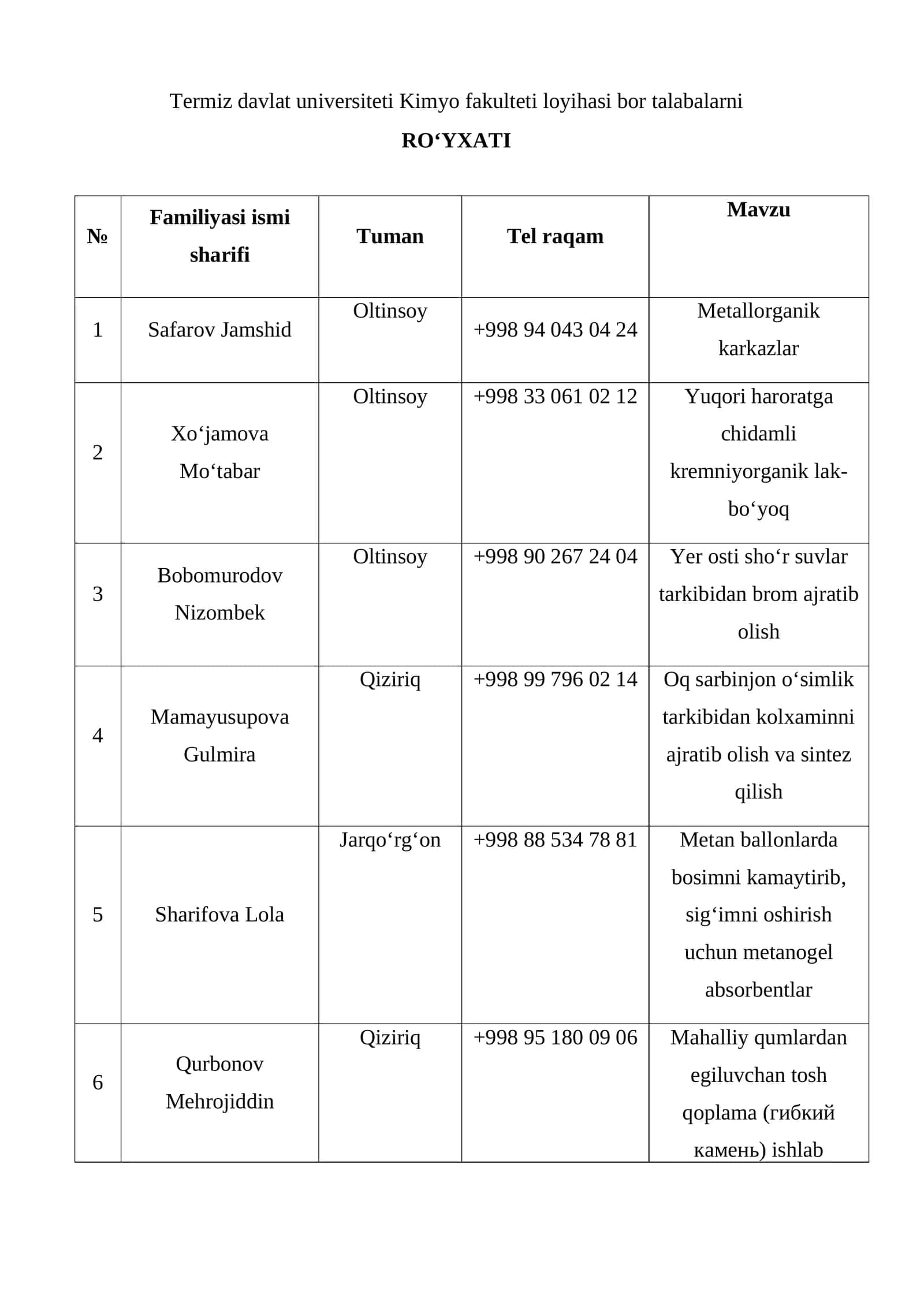 Metallorganik karkazlar