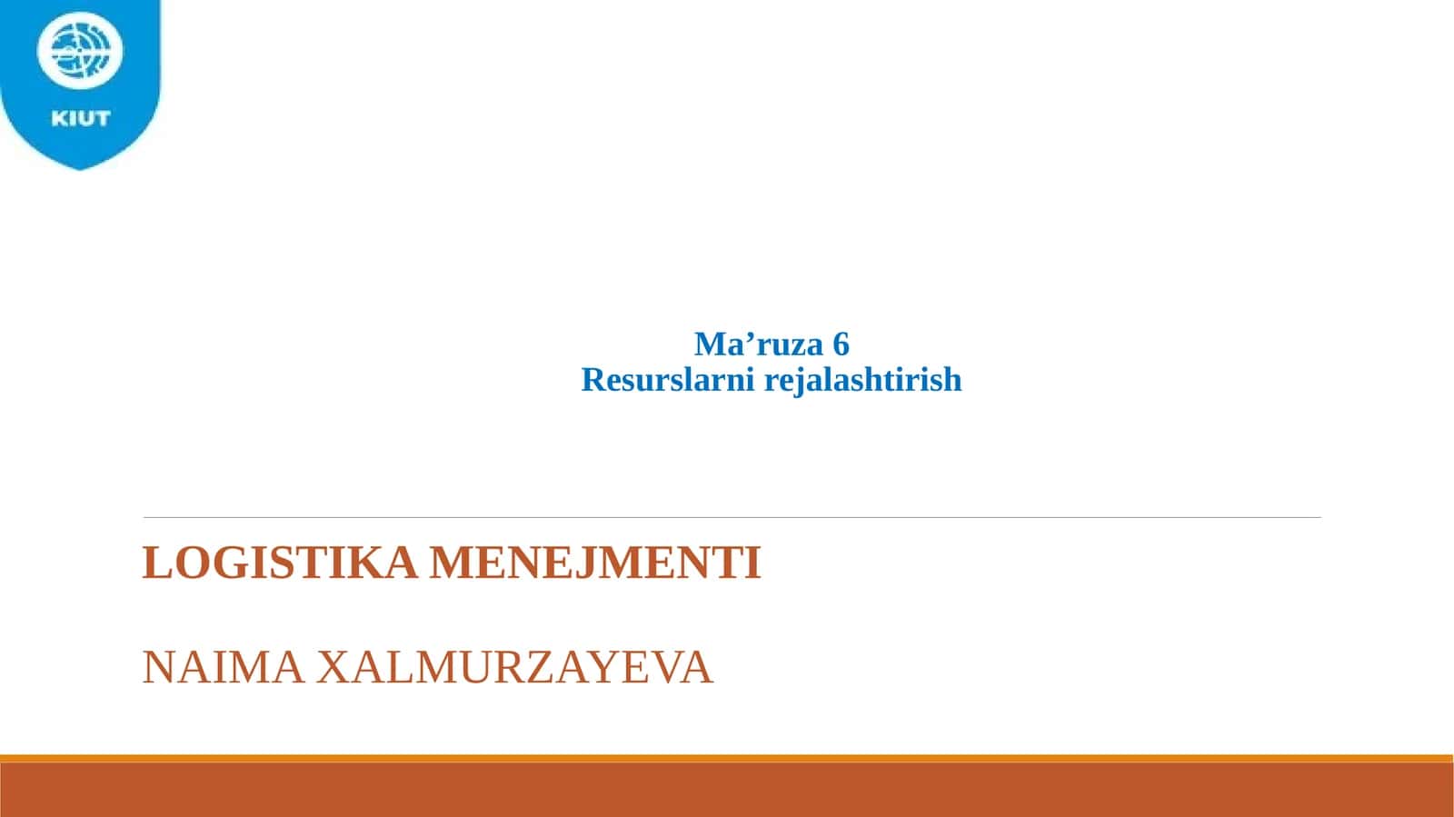 Resurslarni rejalashtirish