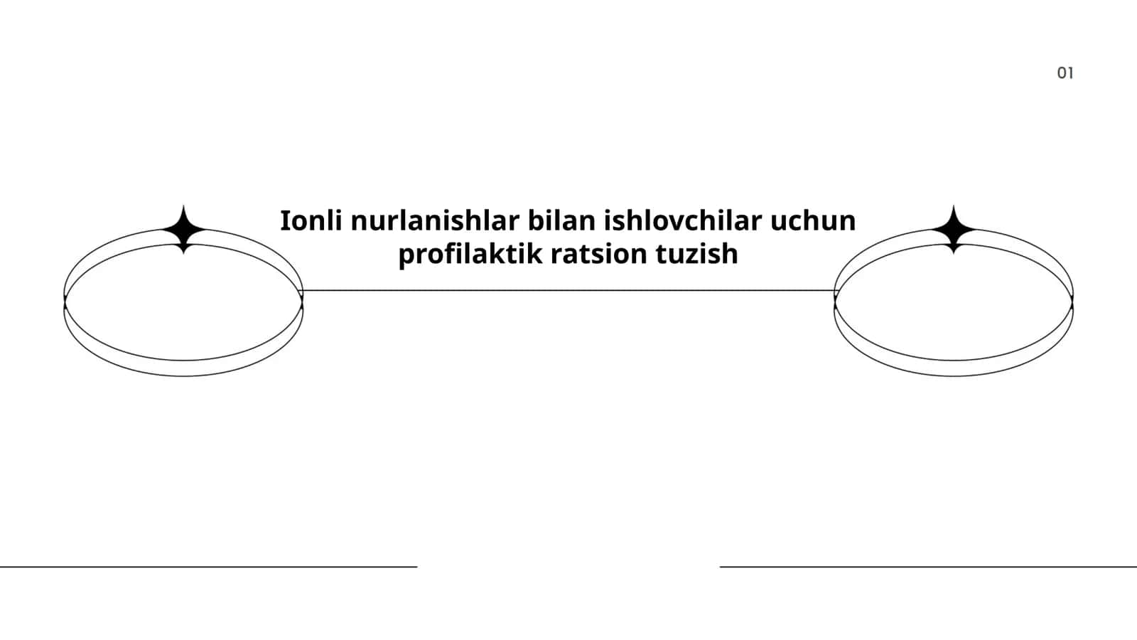 Ionli nurlanishlar bilan ishlovchilar uchun profilaktik ratsion tuzish