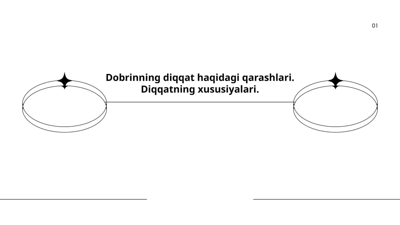 Dobrinning diqqat haqidagi qarashlari. Diqqatning xususiyalari