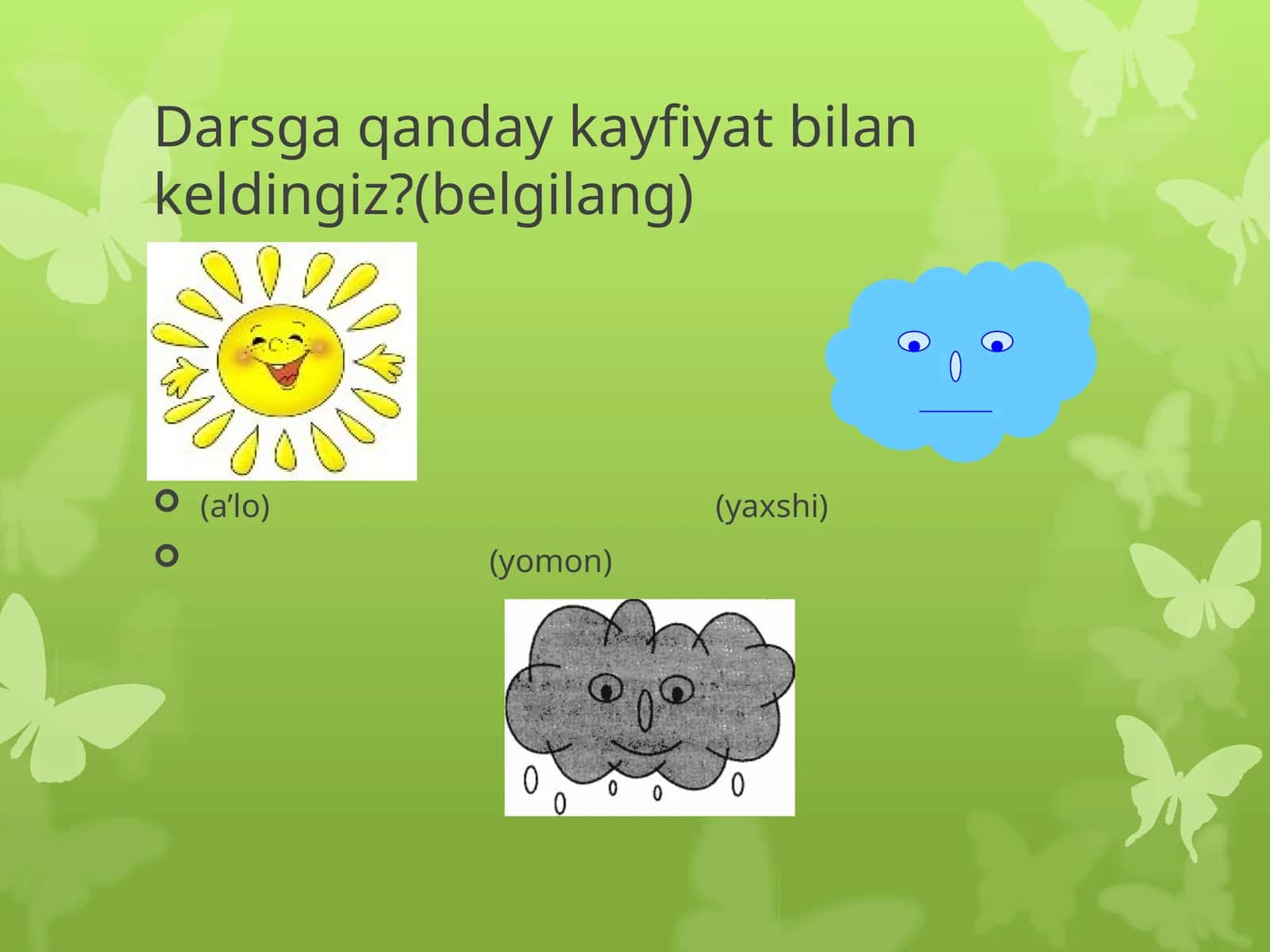Rang-tus sifatlari