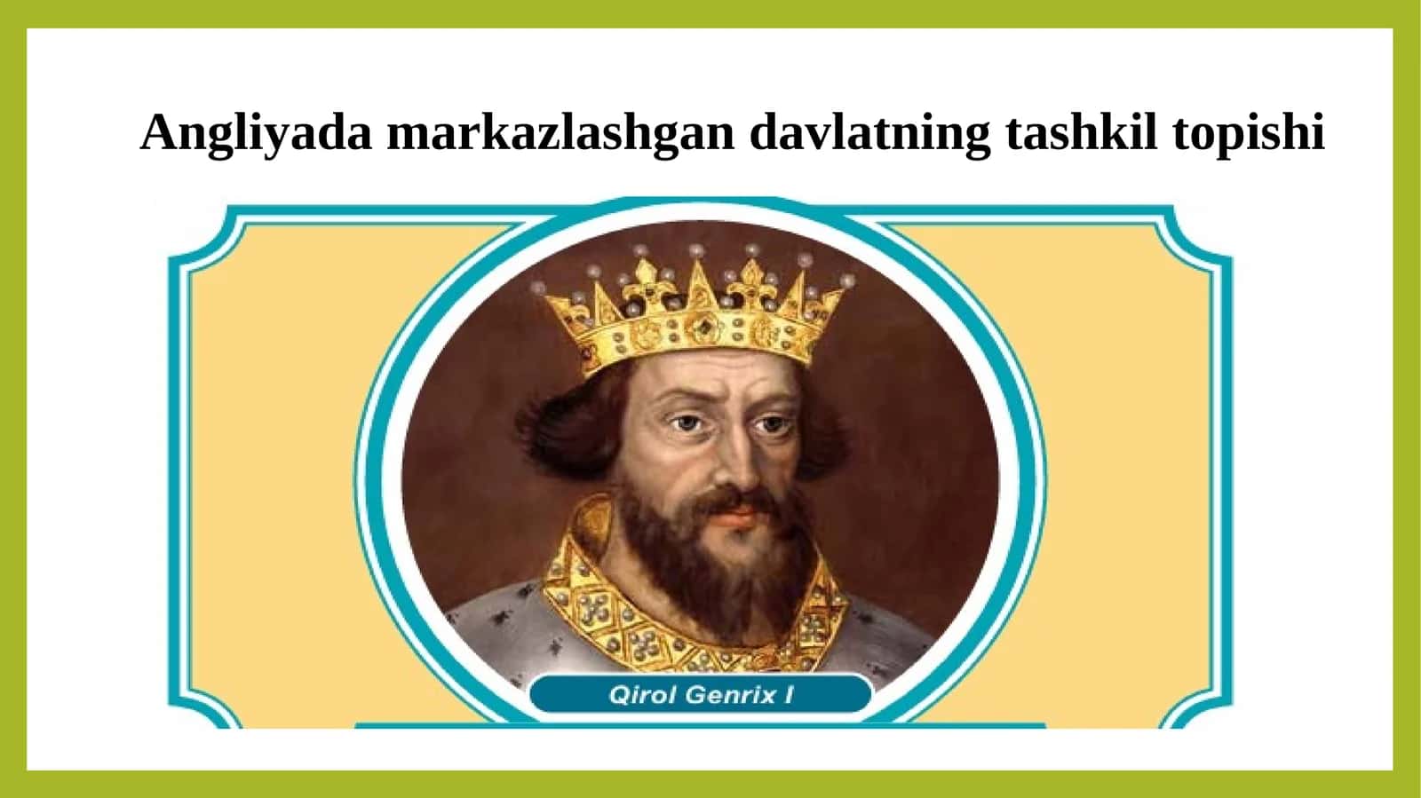 Angliya davlatning tashkil topishi