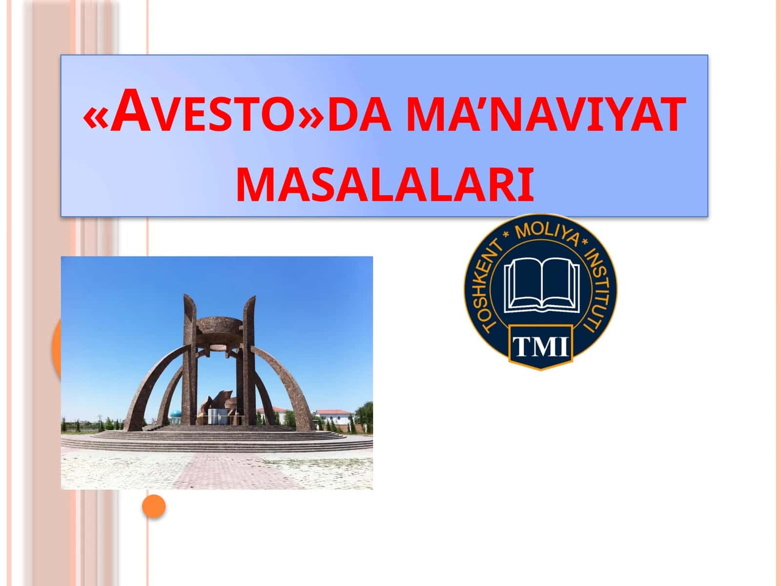 "Avesto"da ma’naviyat masalalari