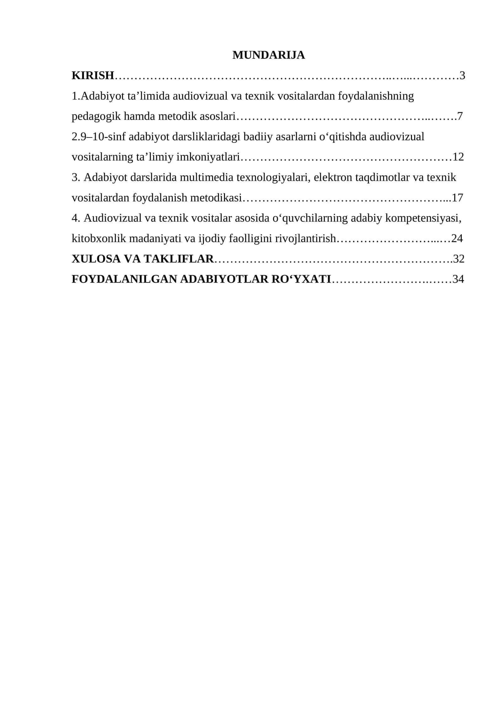 Adabiyot darslarida audiovizual va texnik vositalardan foydalanish (9–10-sinf adabiyot darsliklari misolida)
