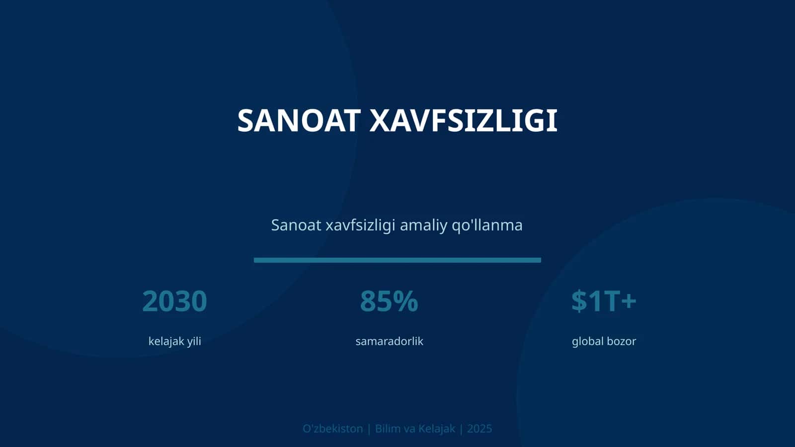 Sanoat xavfsizligi amaliy qo'llanma