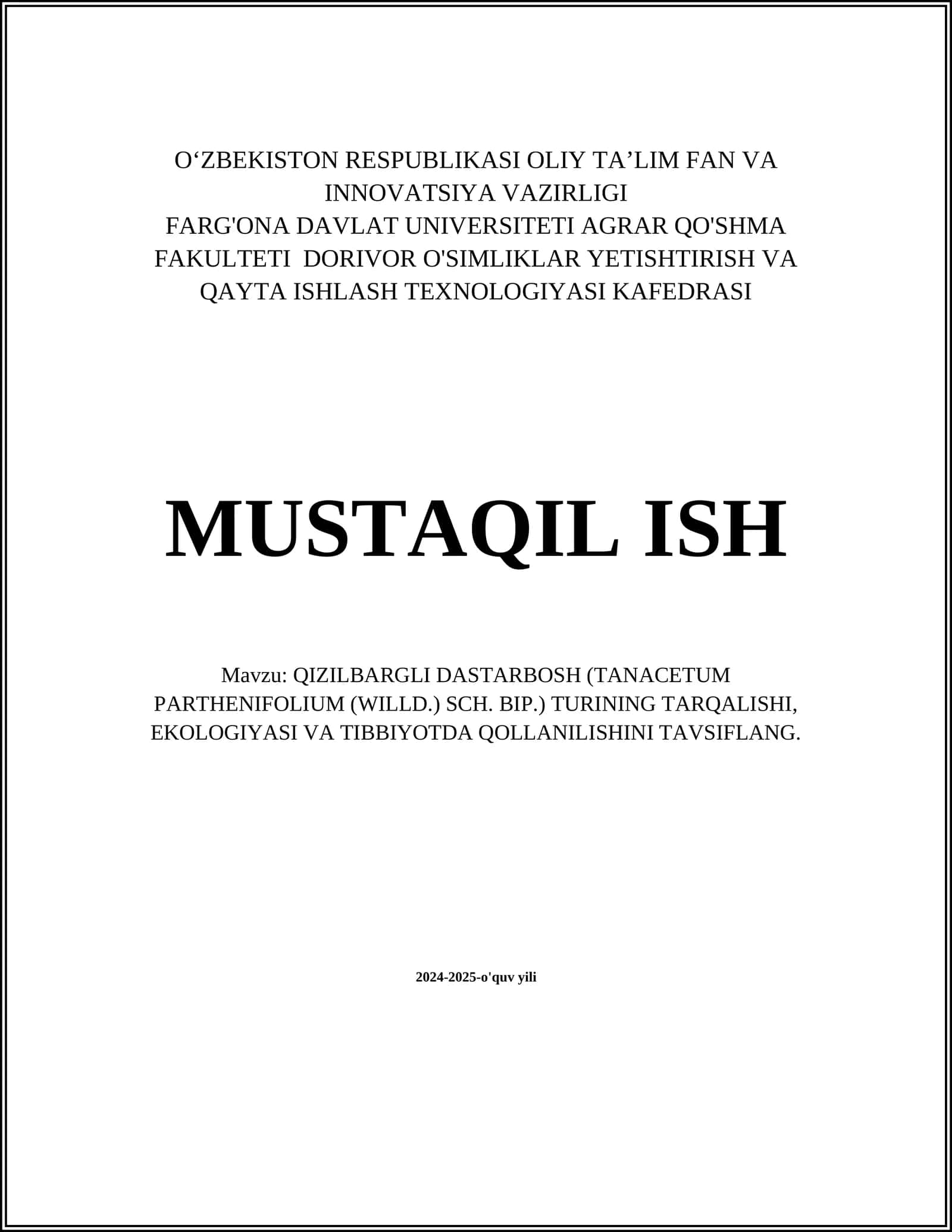 QIZILBARGLI DASTARBOSH