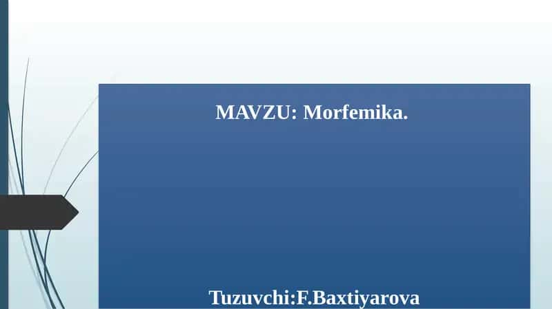 Morfemika