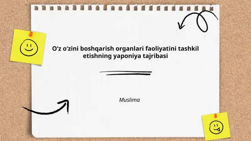 Yaponiyada oʻzini oʻzi boshqarish organlarining tarixi