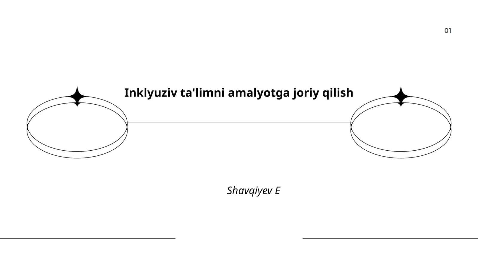 Inklyuziv ta'limni amalyotga joriy qilish