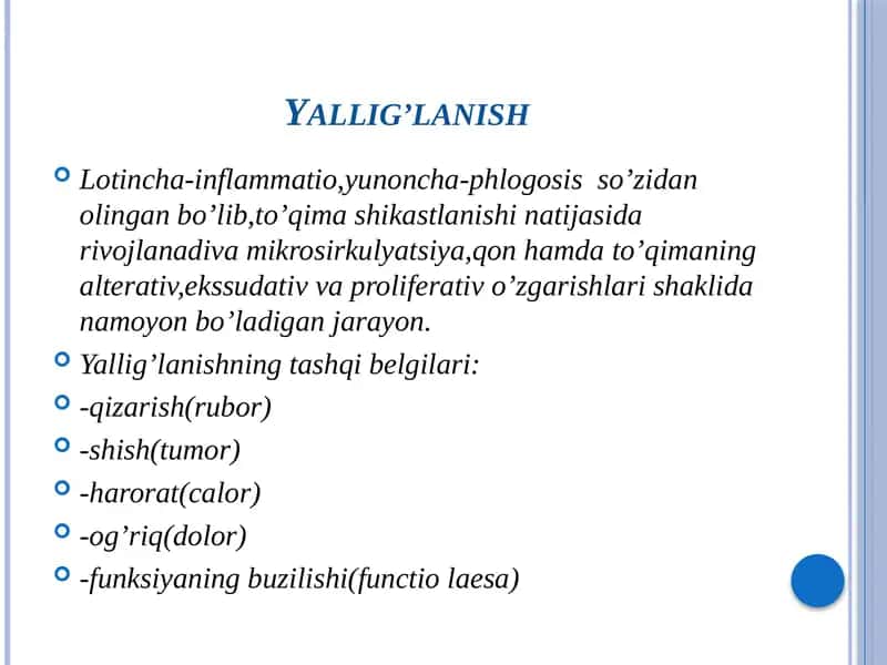 Yallig’lanish