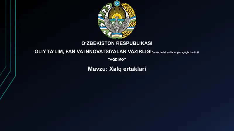Xalqertaklari