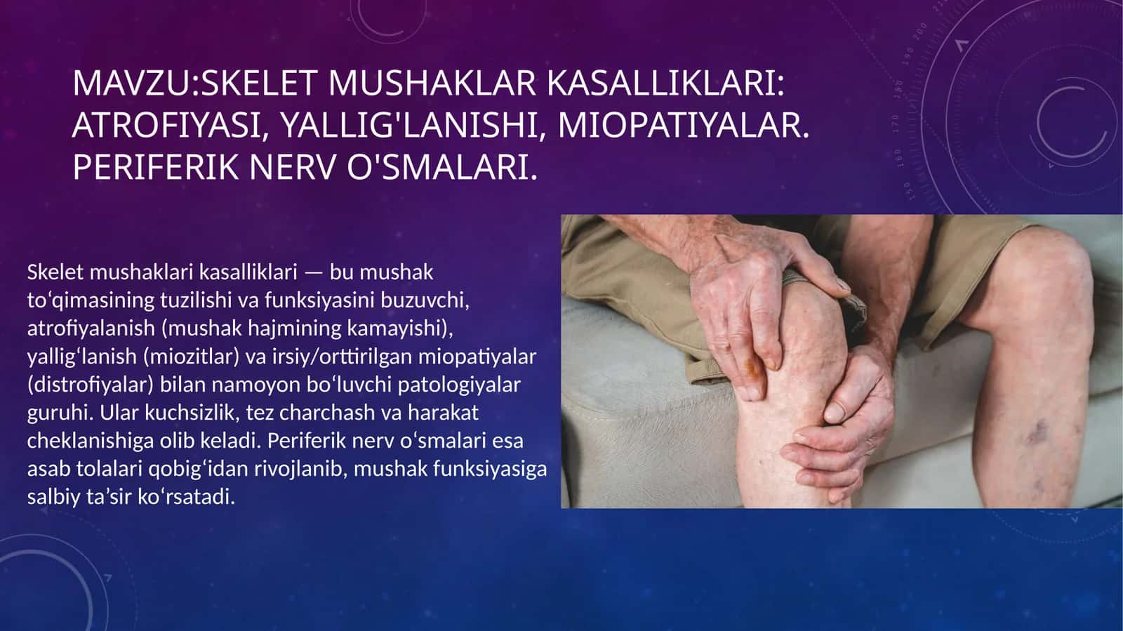skelet mushaklari kasalliklari