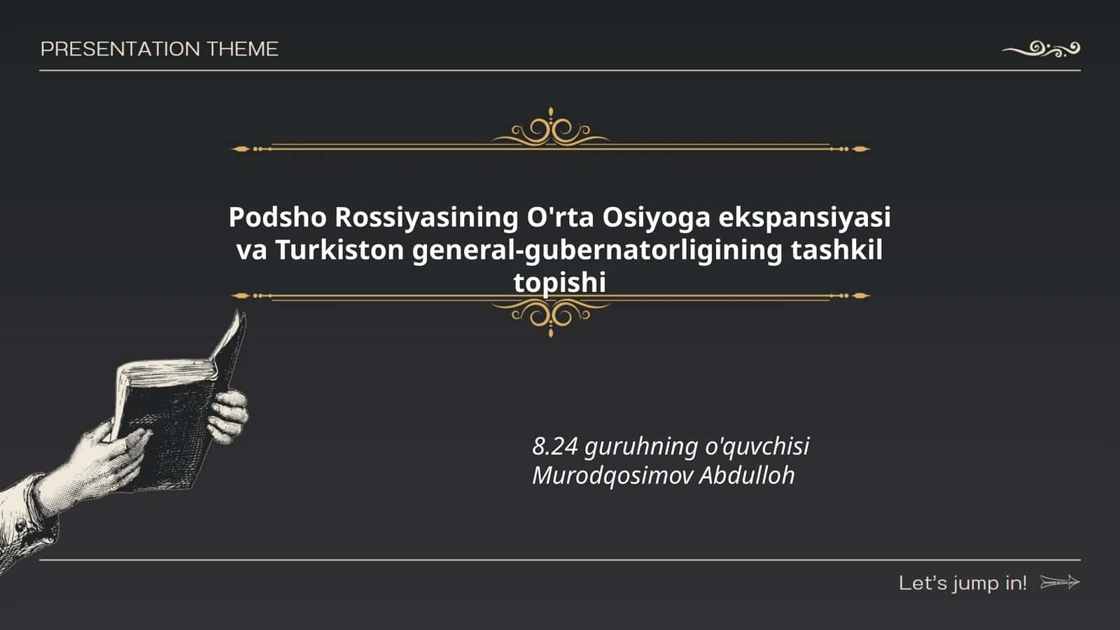 Podsho Rossiyasining O'rta Osiyoga ekspansiyasi va Turkiston general-gubernatorligining tashkil topishi
