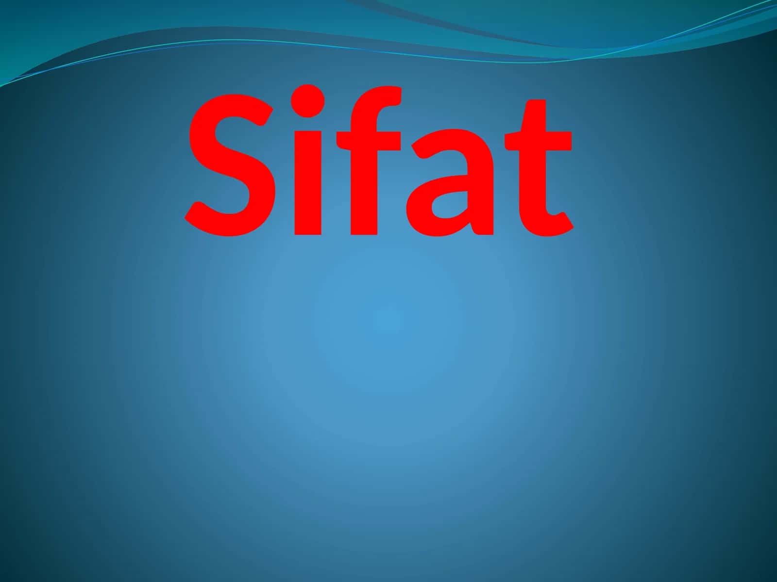 Sifat