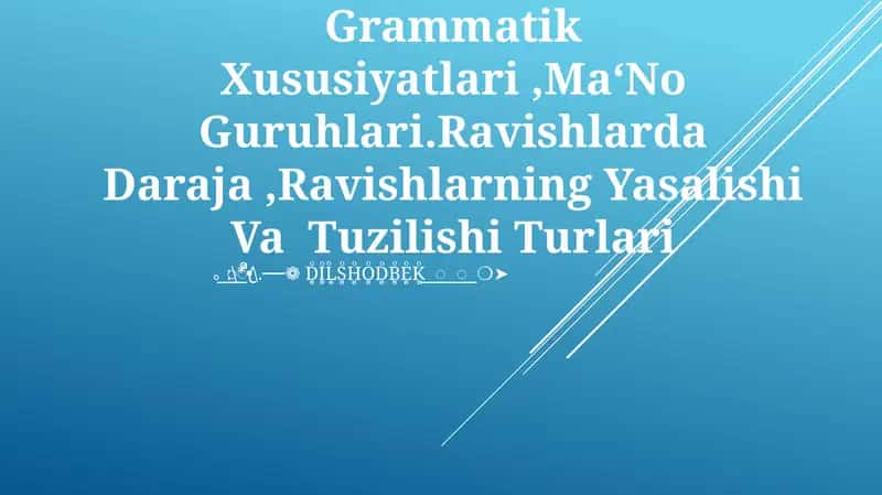 Ravishning Ta‘Rifi