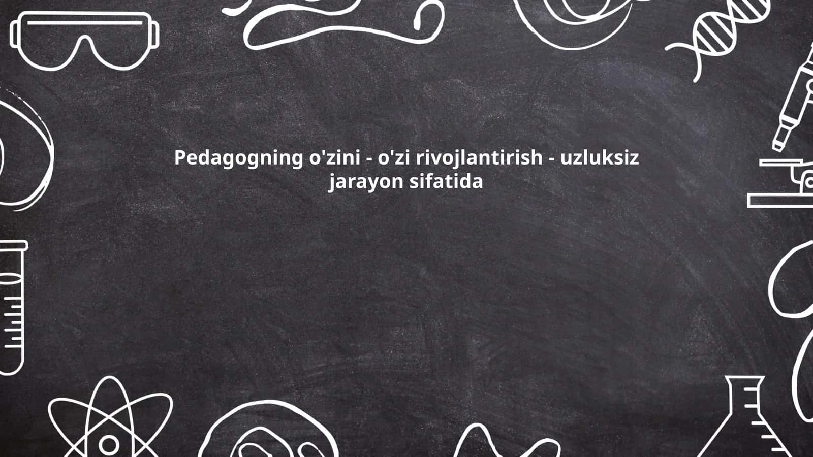 O'zini o'zi rivojlantirish