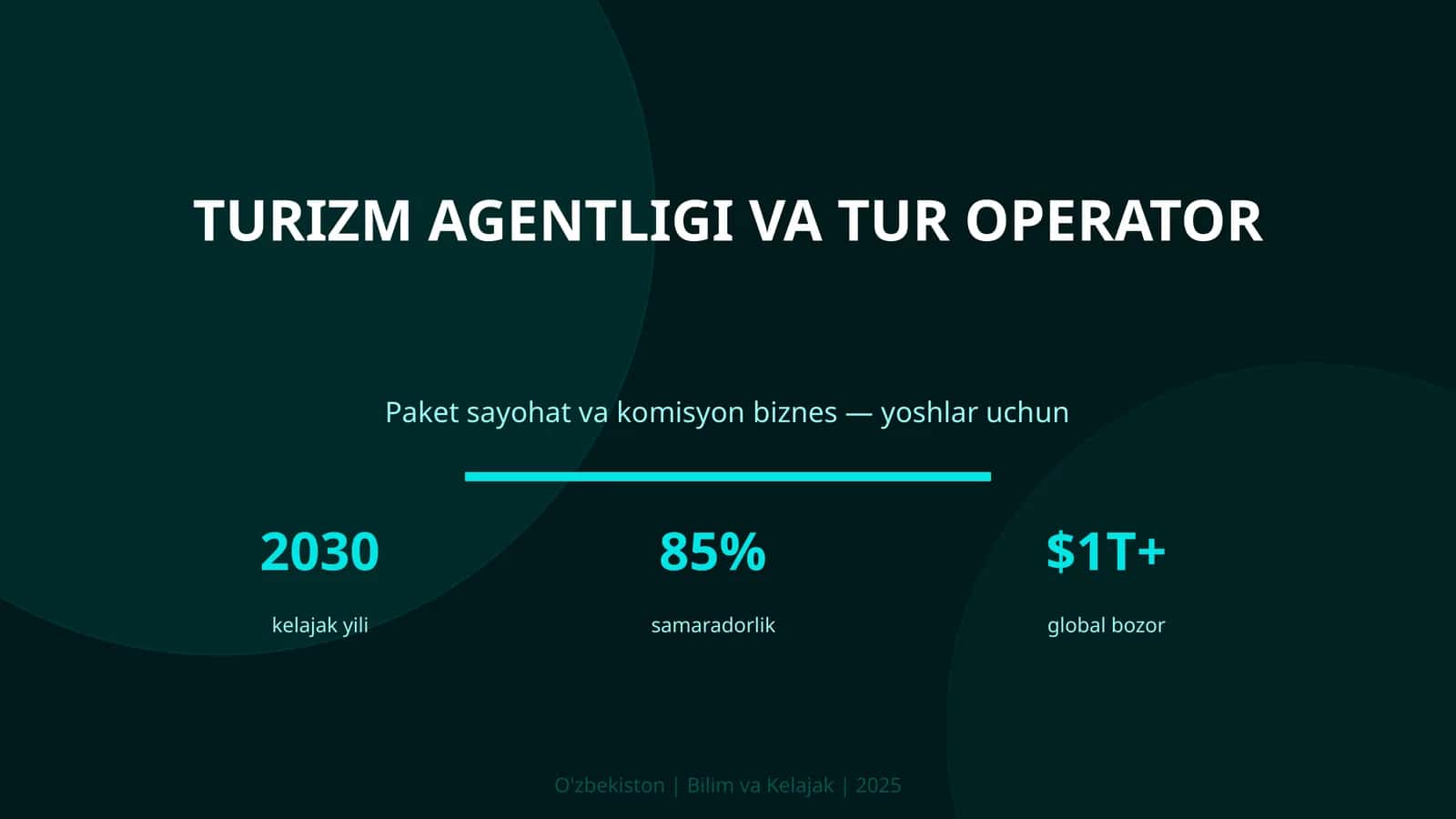 Turizm agentligi va tur operator