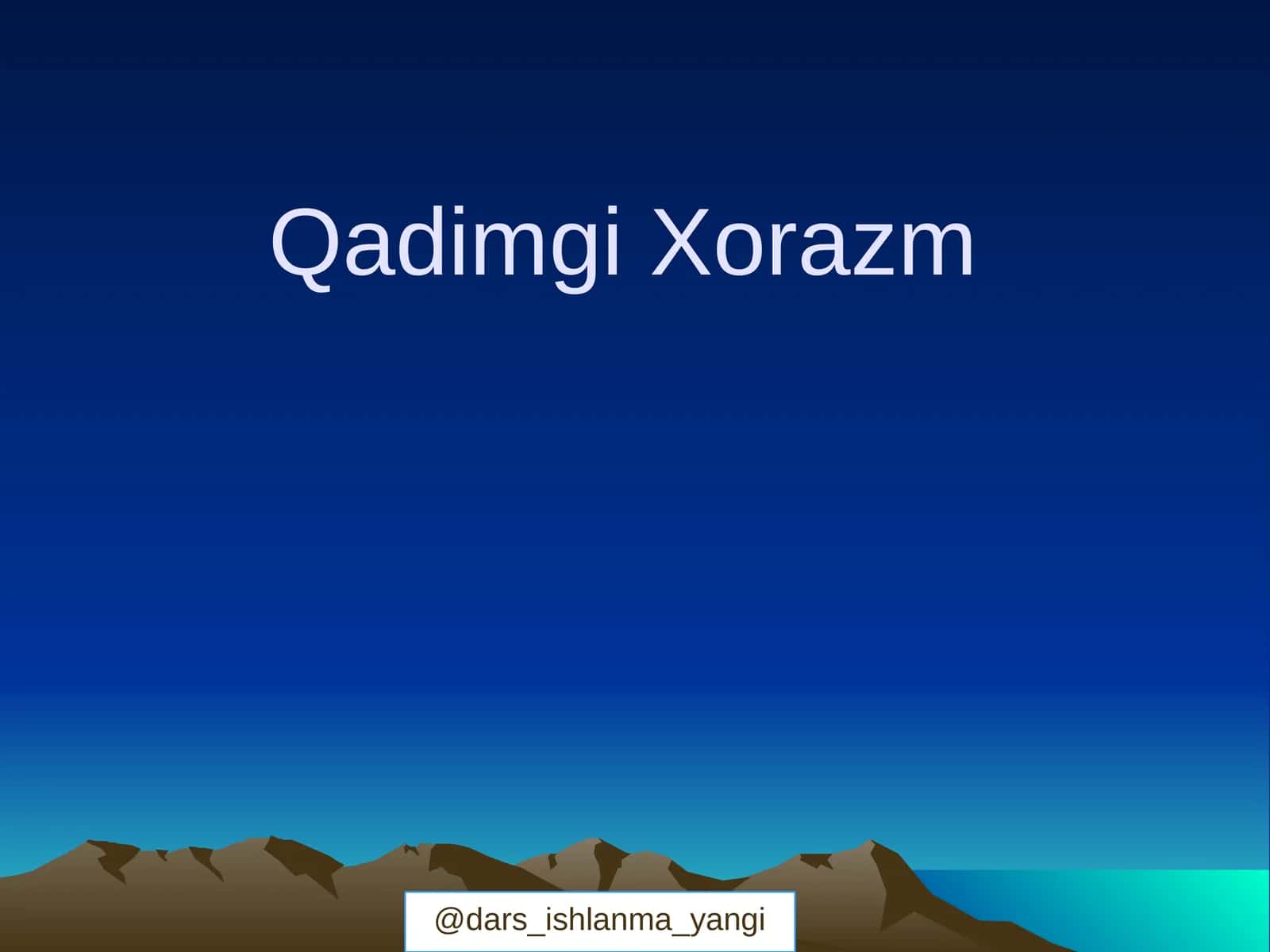 Qadimgi Xorazm