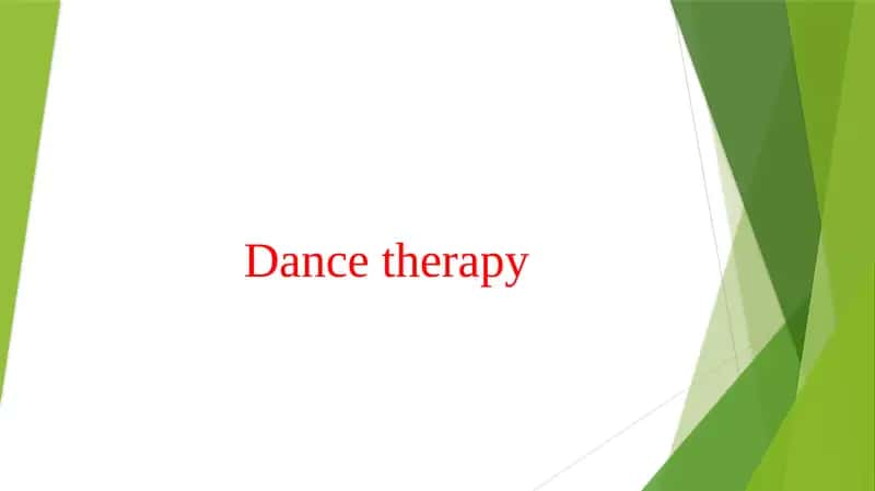 Dance therapy