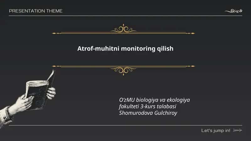 Atrof-muhitni monitoring qilish