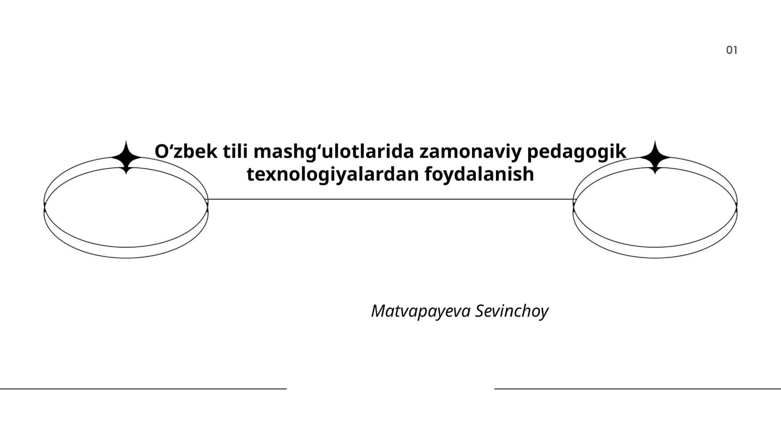 Zamonaviy o‘qitish usullarini O‘zbek tili mashg‘ulotlarida qo‘llash