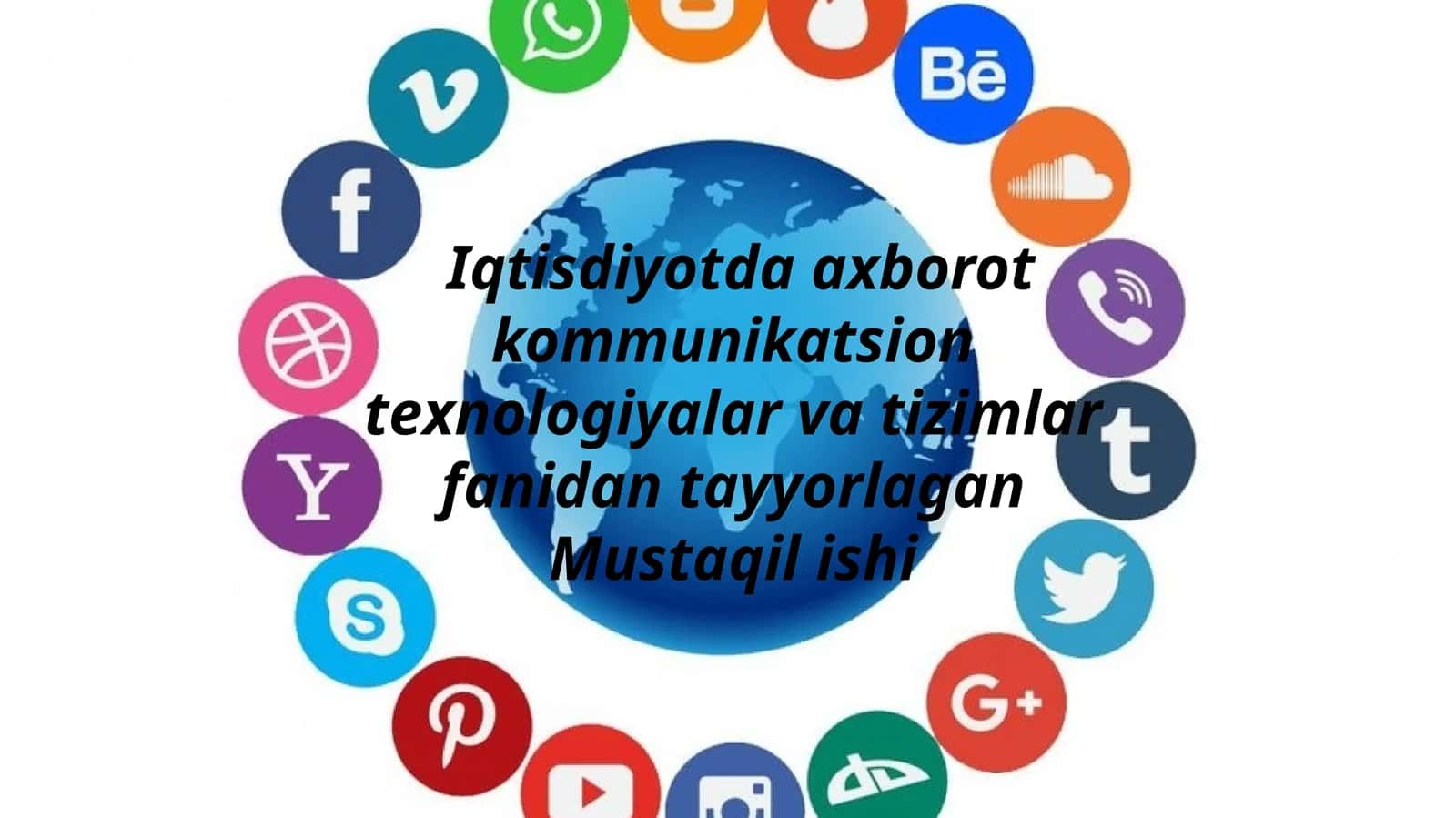 MULTIMEDIA TIZIMINING DASTURIY TA`MINOTI