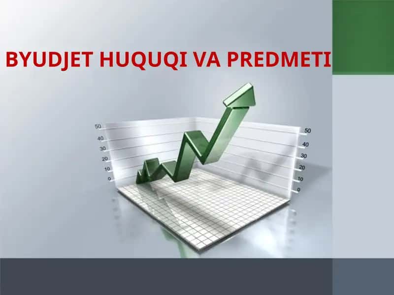 Byudjet huquqi va Predmeti
