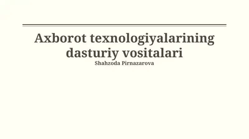 Bulut texnologiyalari