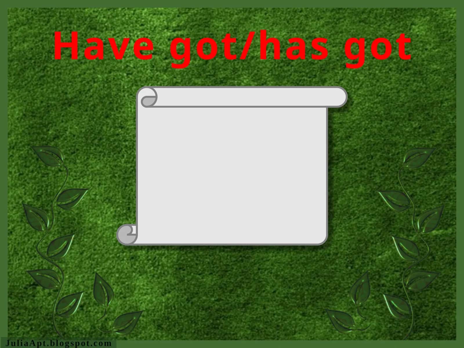 Have got/has got