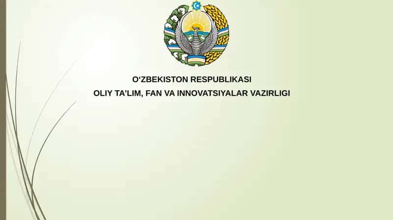 Oʻzbekiston Respublikasi Oliy ta'lim, fan va innovatsiyalar vazirligi
