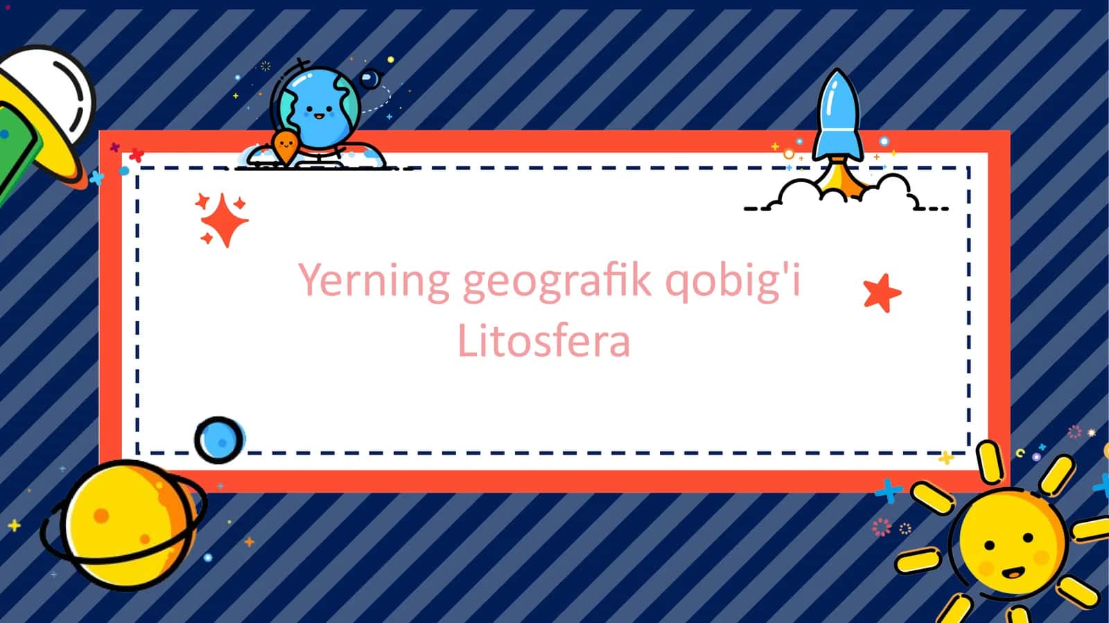 Yerning geografik qobiqi Litosfera
