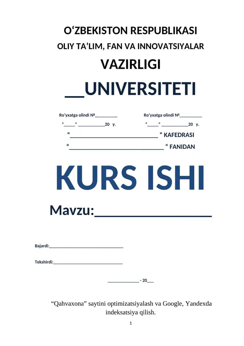 Web ilovalarni optimallashtirish va rivojlantirish