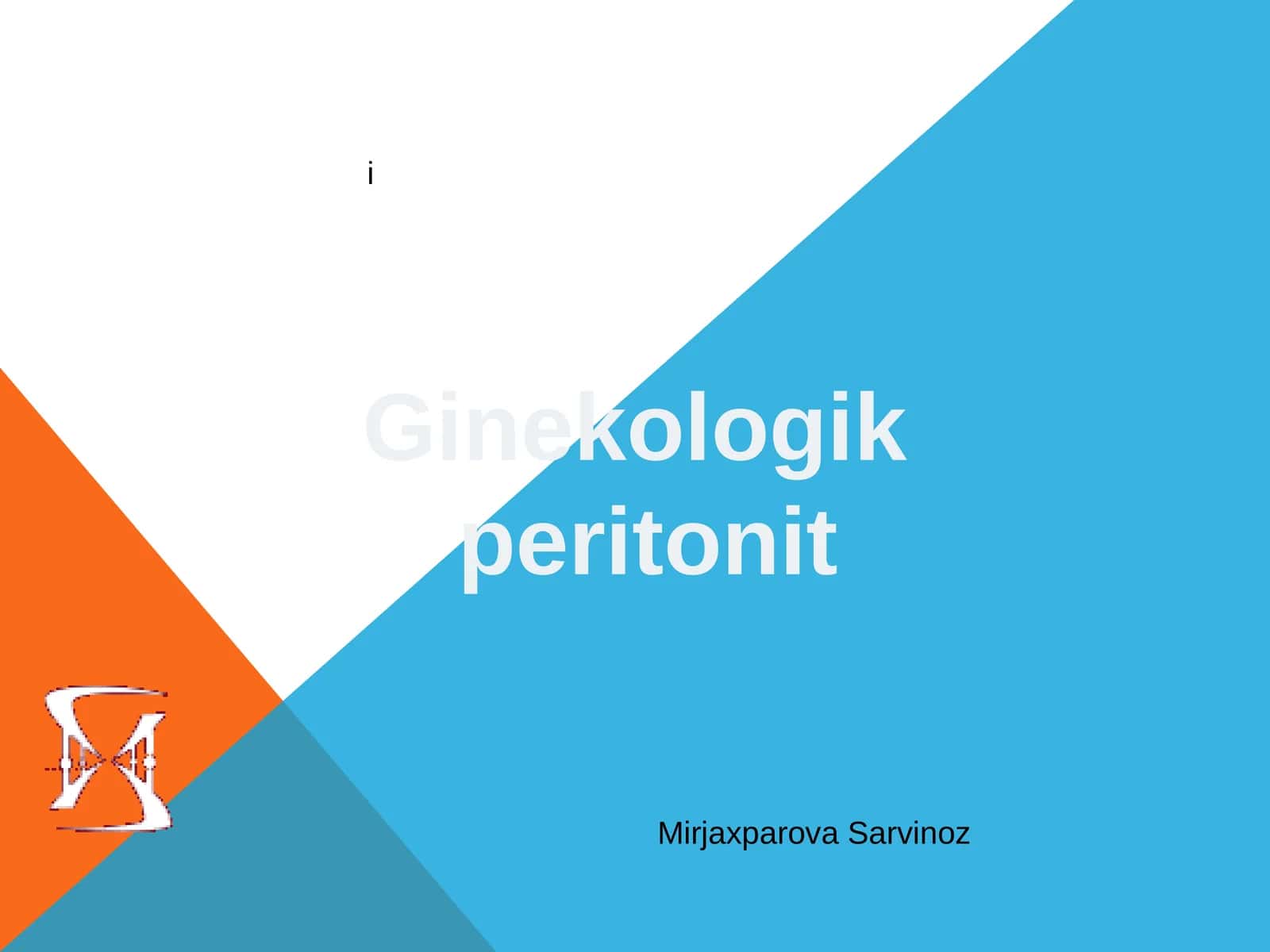 Ginekologik peritonit