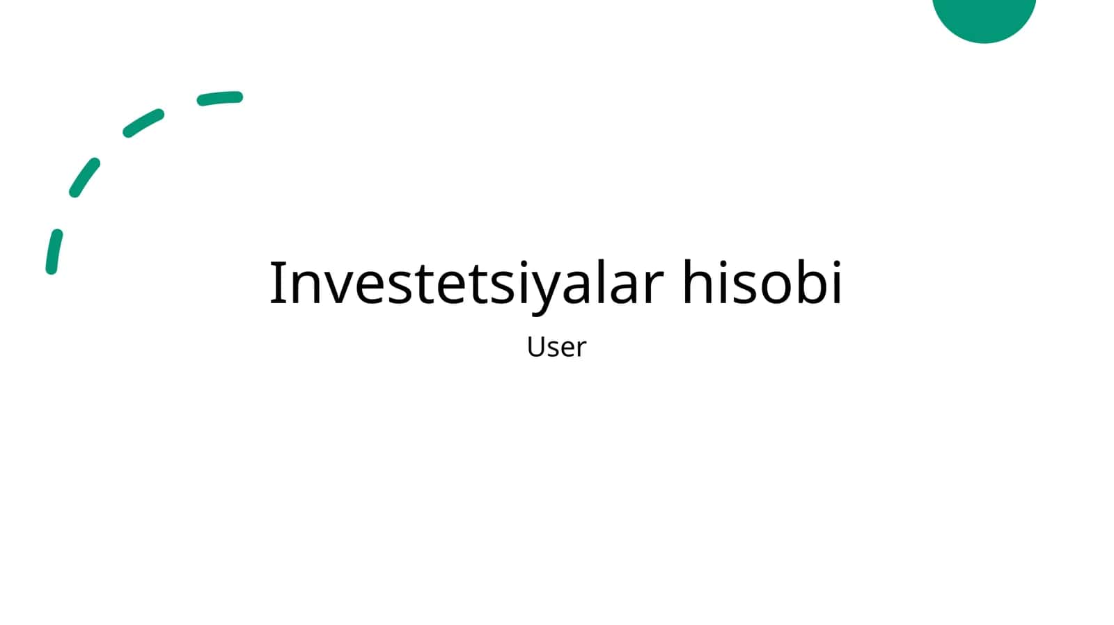 Moliyaviy investitsiyalarni hisoblash va monitoring usullari