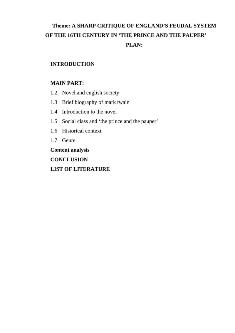 Introduction to 'The Prince and the Pauper'