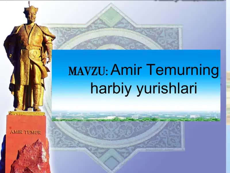 Amir Temurning harbiy yurishlari