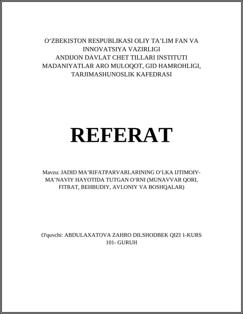 Munavvar Qori Abdurashidxon o‘g‘li