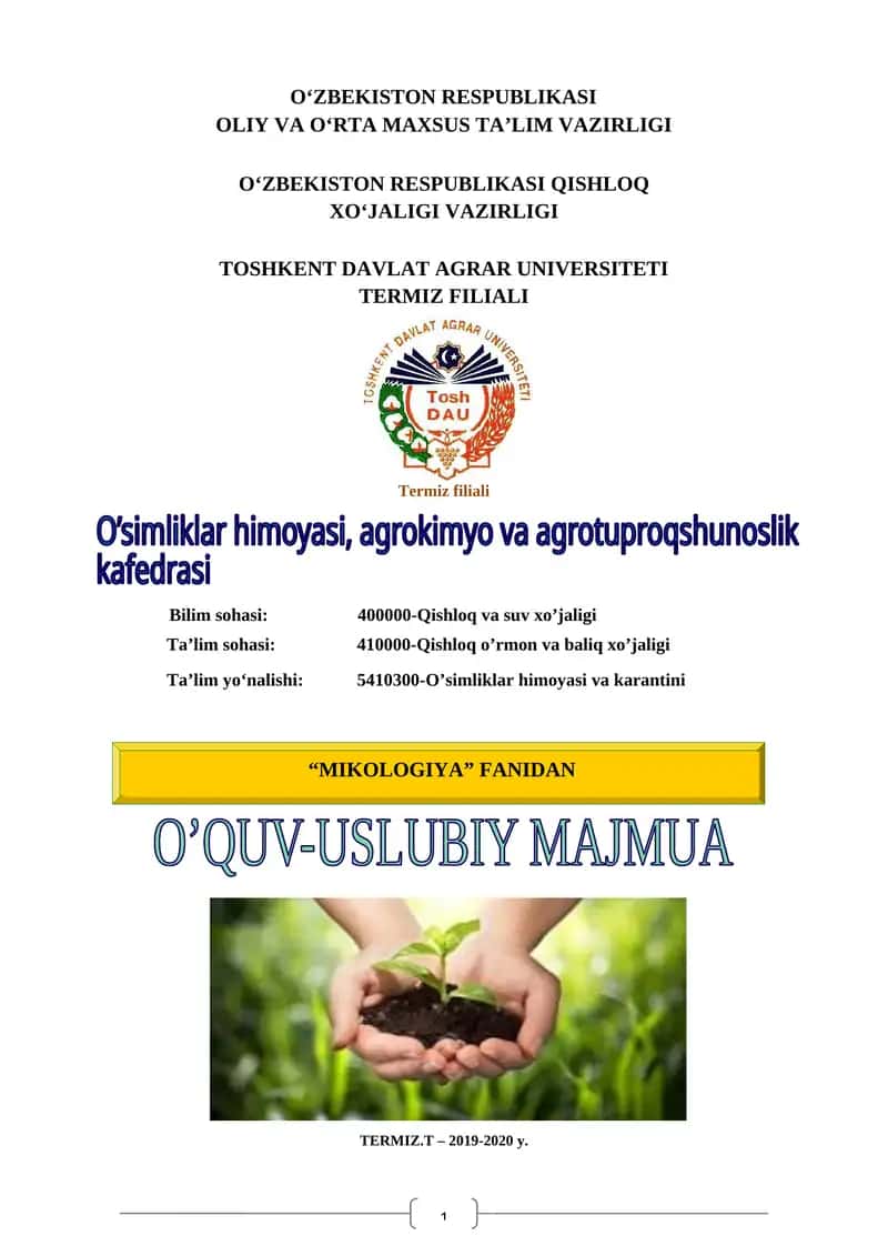Mikologiya