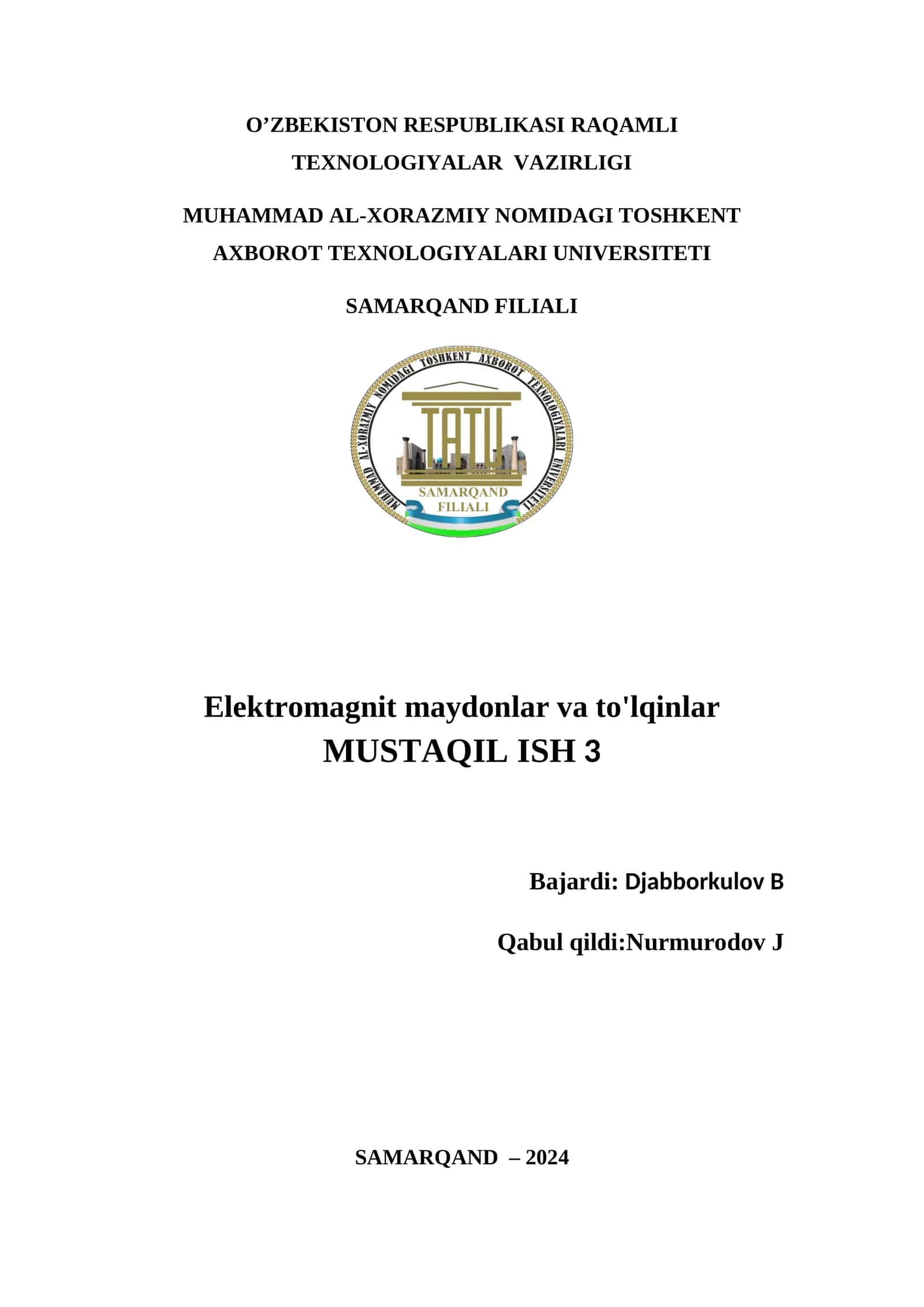 Akslanish va o’tish koeffitsientlari