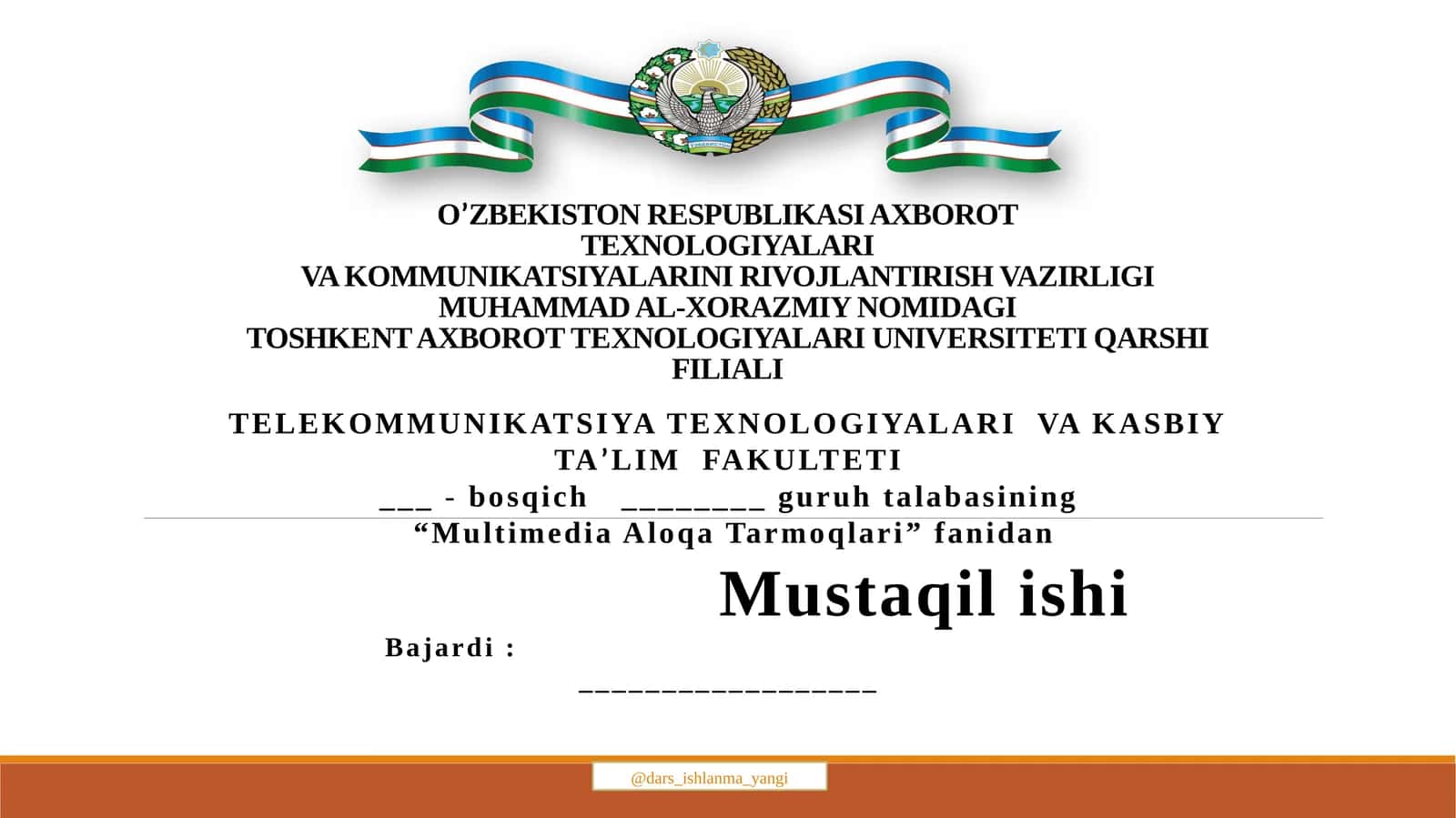 Ip Multimedia Subsystem Konsepsiyasi. IMS Standartlashtirish