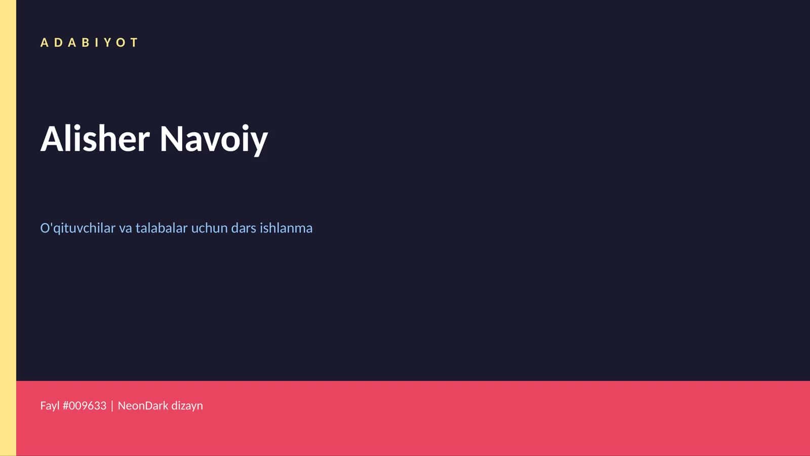 Alisher Navoiy